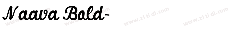Naava Bold字体转换